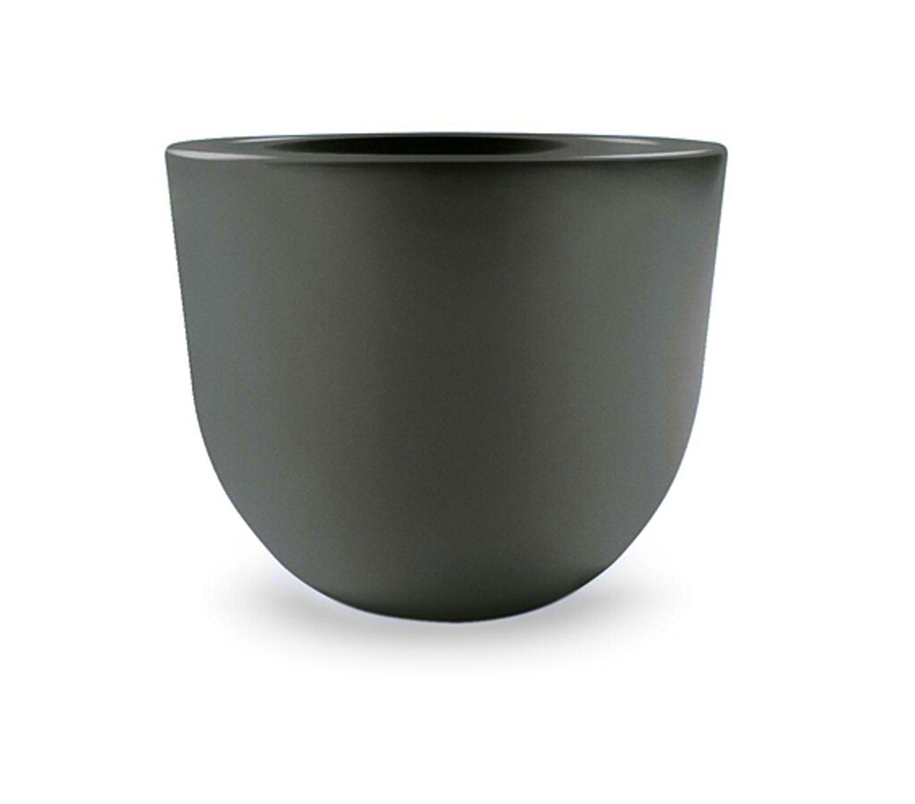 Veca Macetero Plástico Antracita Eggy 35x28 Cm