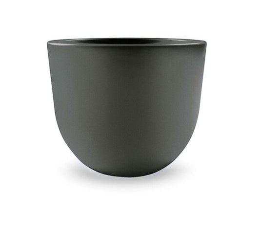 Veca Macetero Plástico Antracita Eggy 35x28 Cm