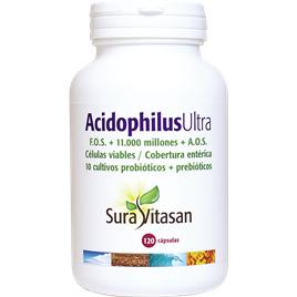 Acidophilus Ultra probiótico Sura Vitasan 120 cápsulas