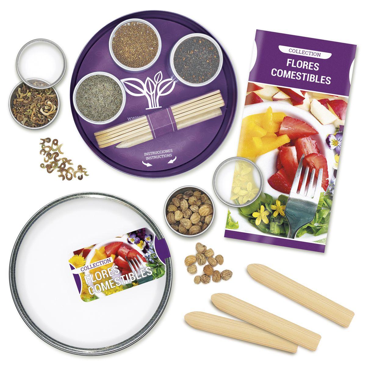 Flores comestibles Colección de semillas