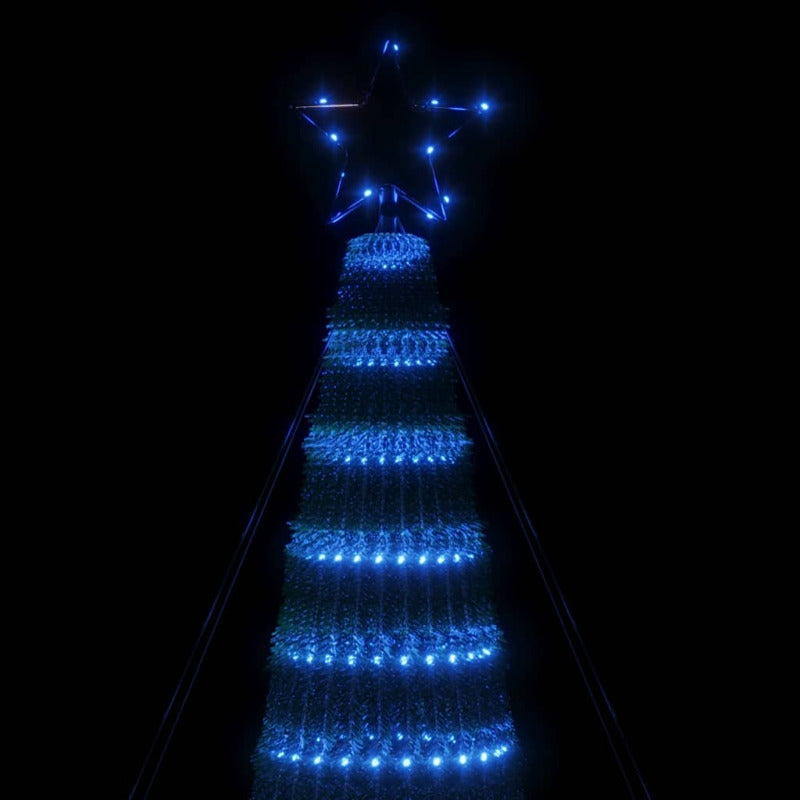 Vidaxl Árbol De Navidad Led 688 Leds Azul 300 Cm_5