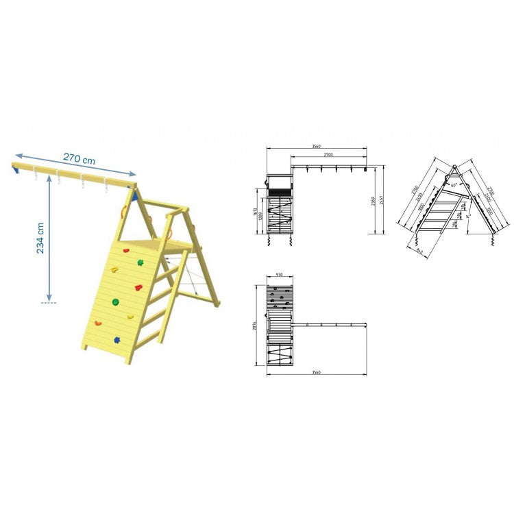 Parque Infantil Masgames Beach Hut Xl Con Challenger.