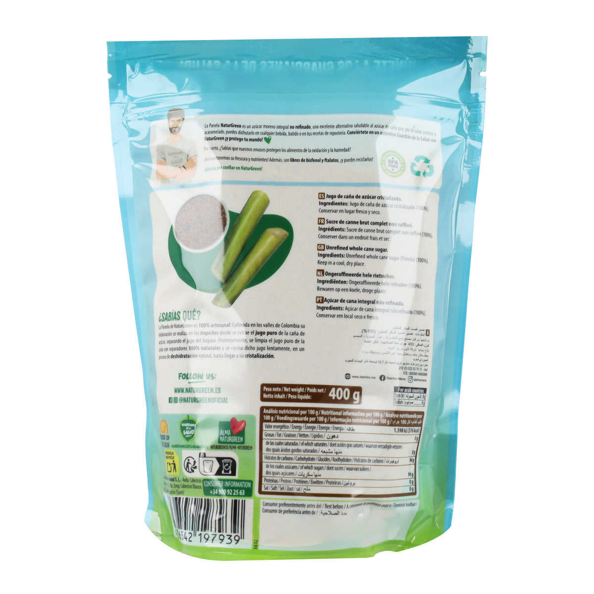 Panela NaturGreen 400 g