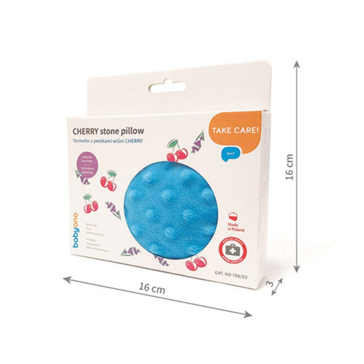 Bolsa Anticólico De Semillas Con Huesos De Cereza Grey