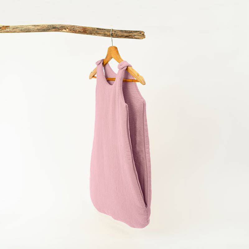 Saco De Dormir De Invierno De Algodón Orgánico Rosa_5