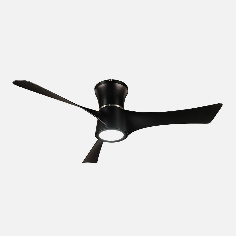 Ventilador Dc Tianas 18w Negro 3aspas 132d Regulable Intensidad 2250lm 3000k,4000k,6000k Remoto+temporizador+memoria_1