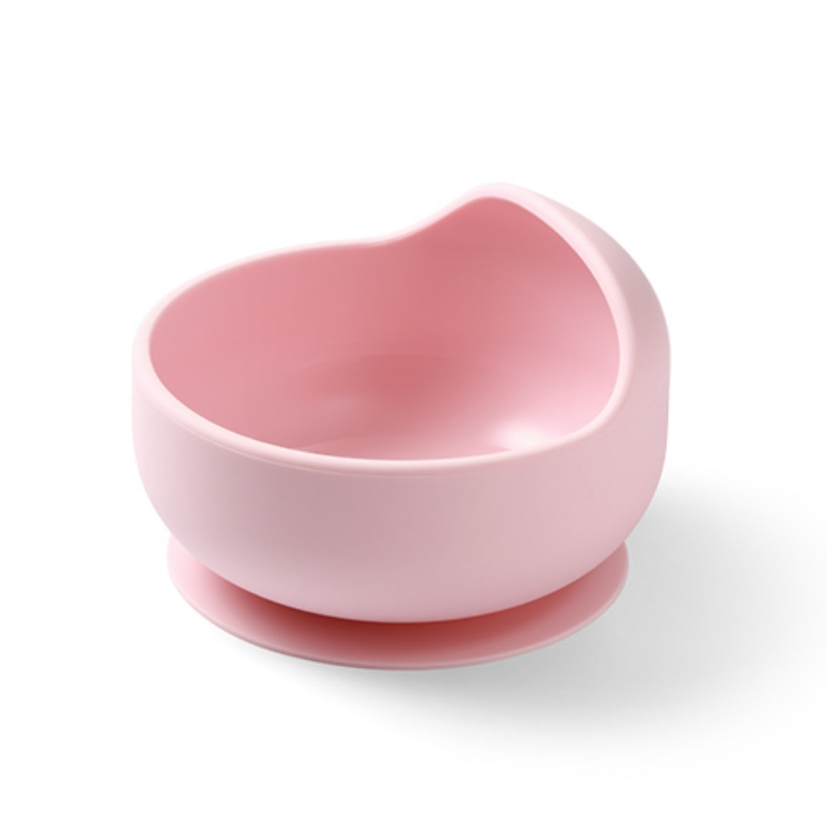 Bowl Silicona Con Ventosa Para Bebés Rosa