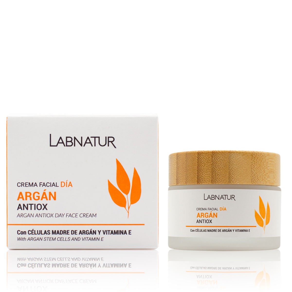 Crema Facial de Argán Labnatur 50 ml | Células Madre de Argán y Karité | Firmeza, Nutrición y Antiedad | Vegano_0