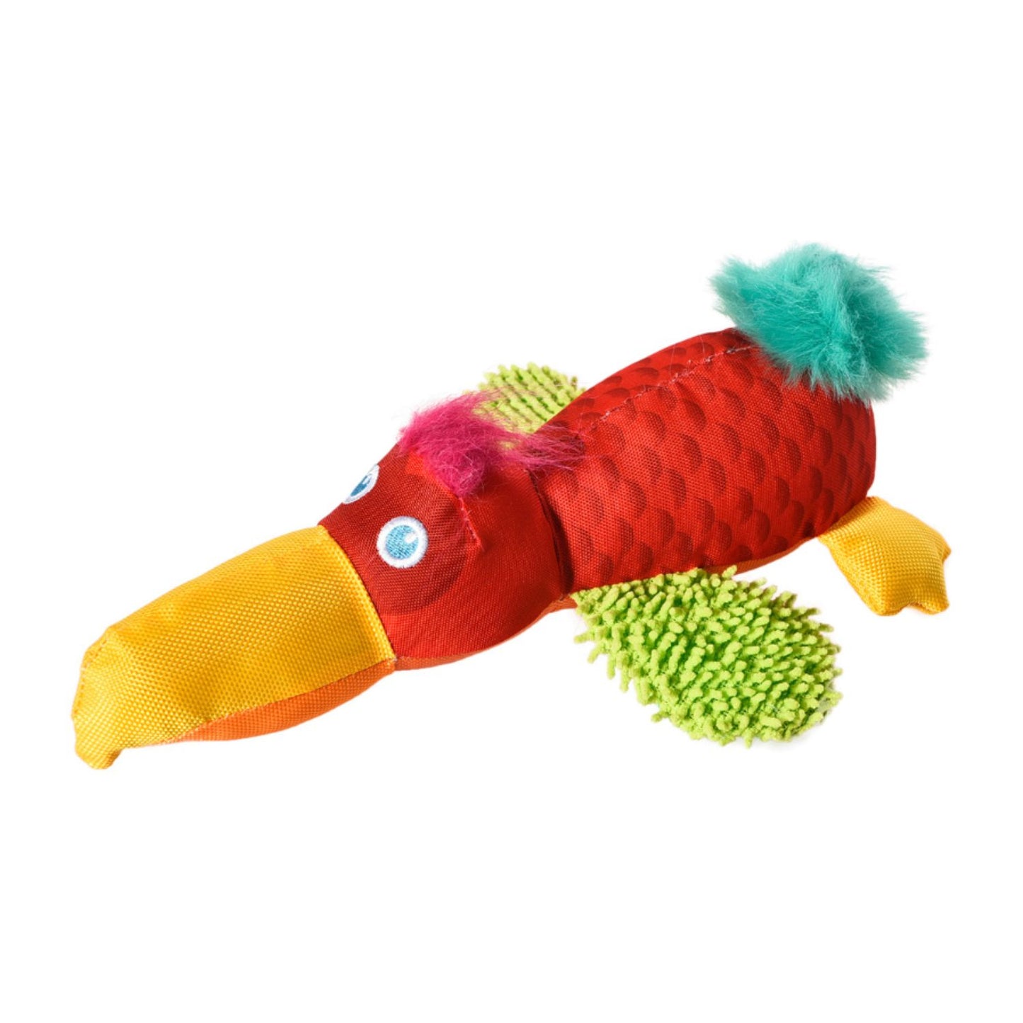 Juguete De Peluche Para Perro Wuapu Multitexturas, Diseño Loro De 30 Cm Con Sonido_0