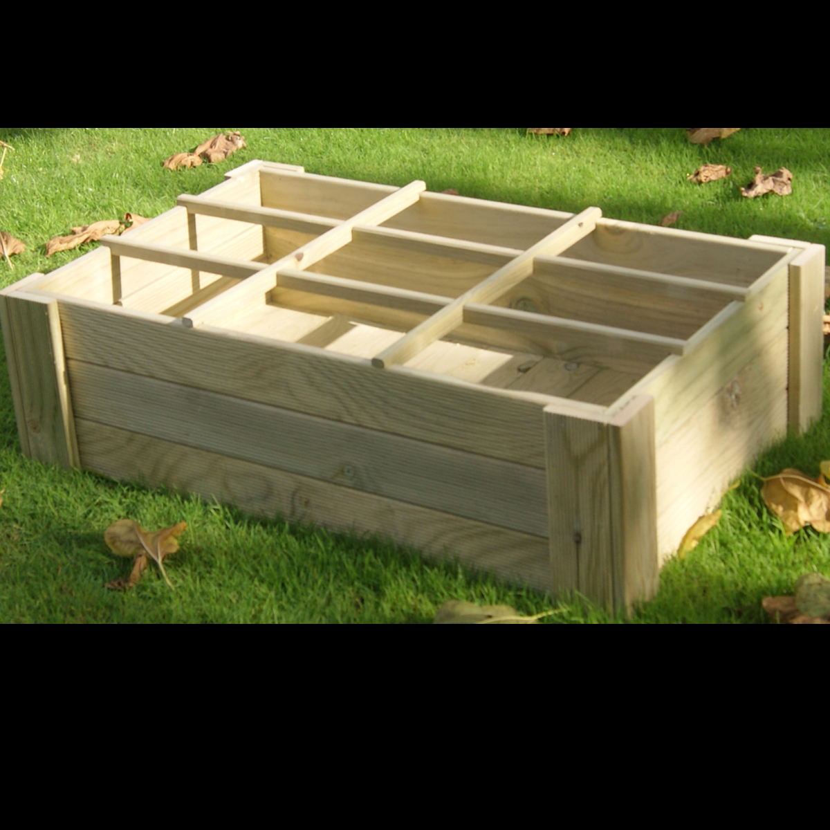 Cajón De Cultivo Vidahu Suelo Con Separadores Vidahuerto 100x60x27cm.