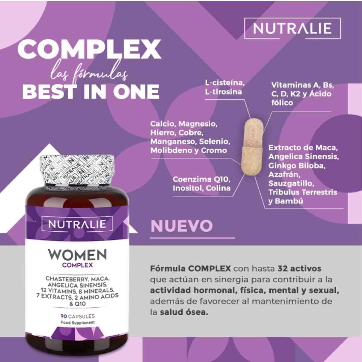Women Complex + Q10 Actividad Hormonal Nutralie 90 Cápsulaslie 90 Cápsulas