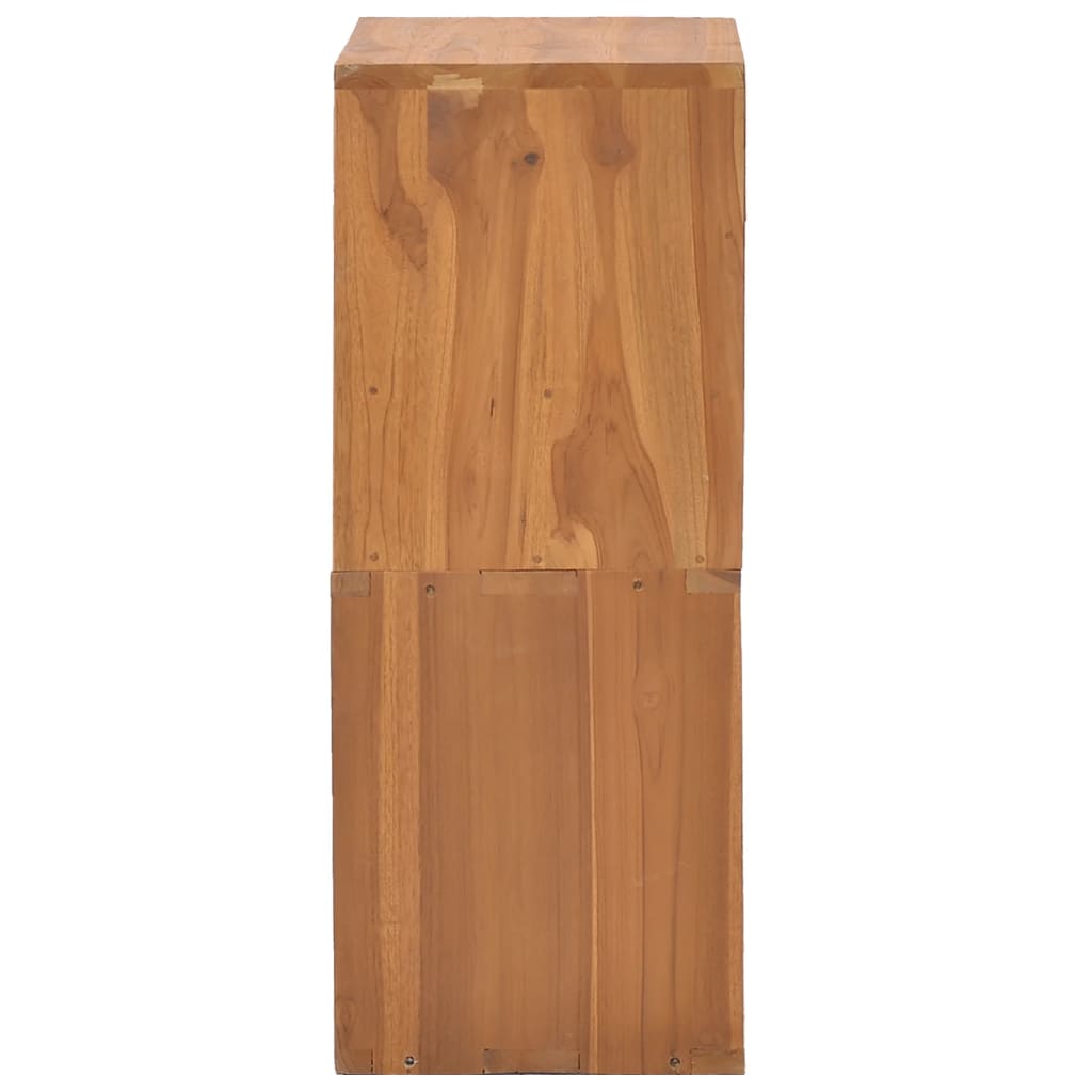Mueble De Almacenaje Madera Maciza De Teca 40x30x76 Cm_3
