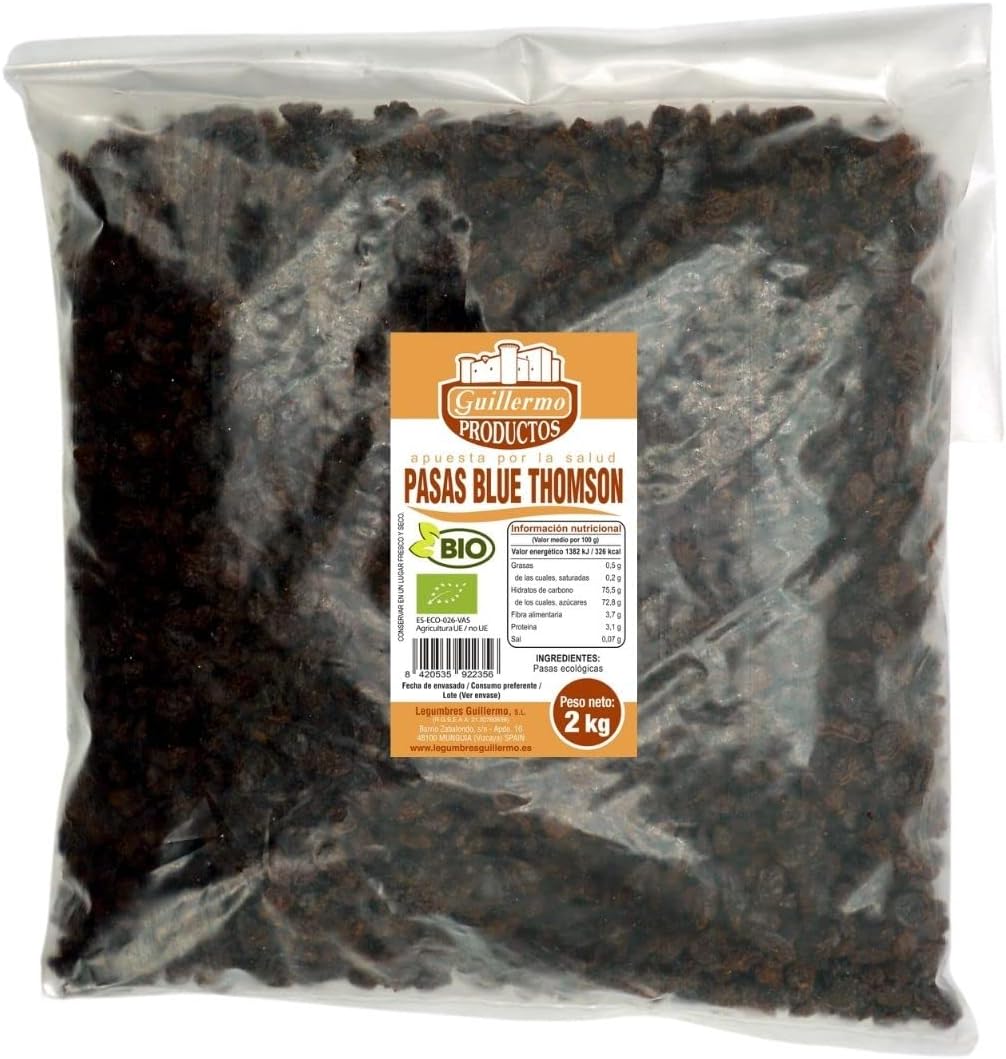 Pasas Blue Thomson Bio - 2 Kg_0