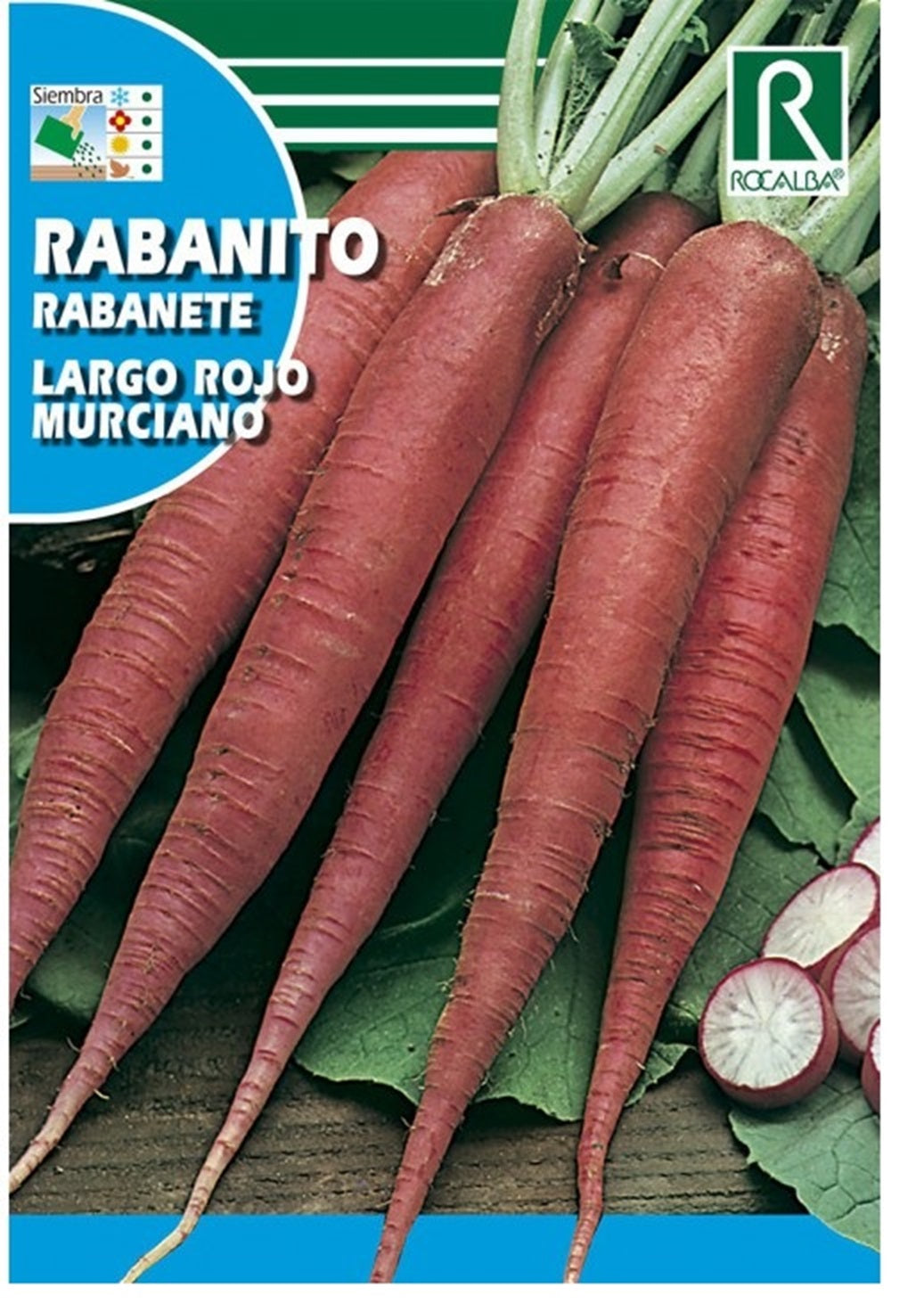 Semillas Rabanito Largo Muriano 10g