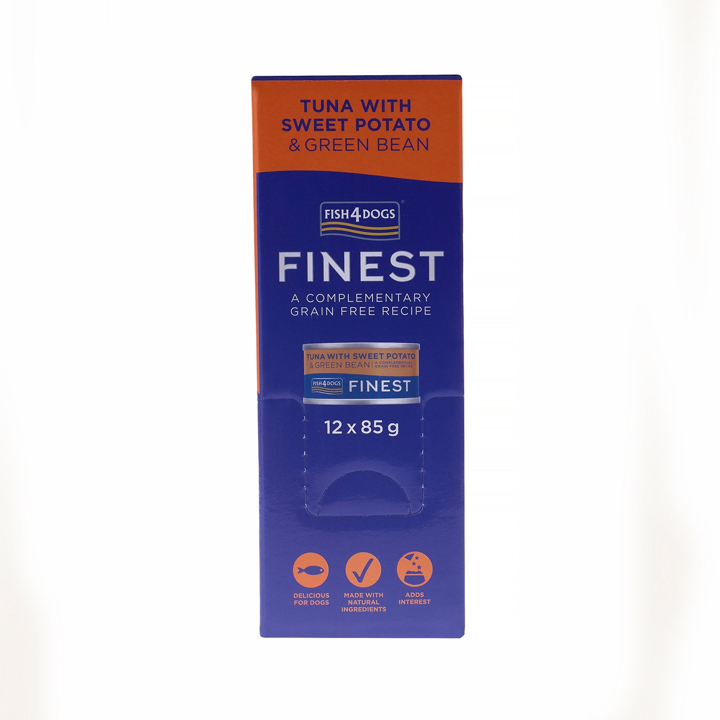 Fish4dogs Comida Húmeda Para Perro – Atún, Boniato Y Judías 85 G (pack De 12)