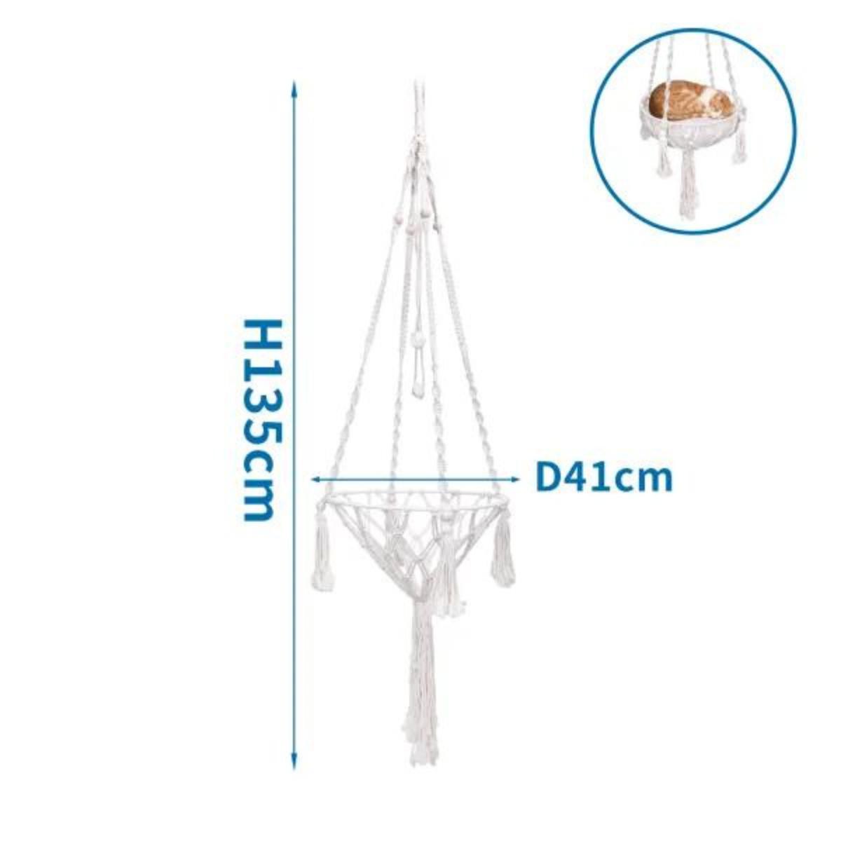 Hamaca de algodón para gatos Nobleza