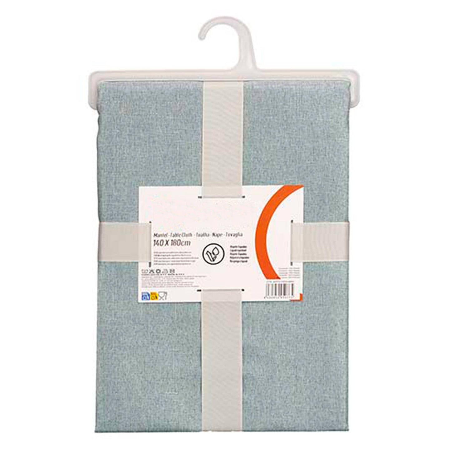 Mantel Poliester 140x180cm Azul Palo Colección Kinvara