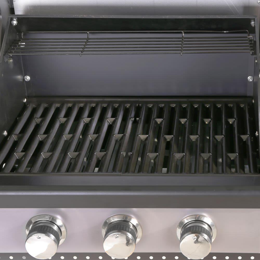 Barbacoa Gas 3 Quemadores Birgitt Acero 52 X 126 X 110 Cm Ldk Garden