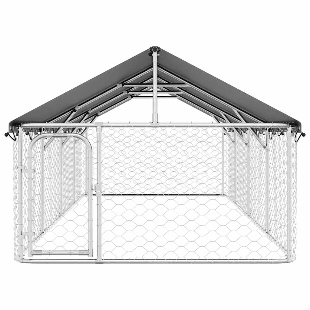 Perrera De Exterior Con Tejado 600x200x150 Cm_5