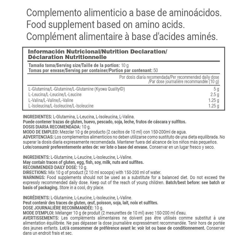 Bcaa + Glutamina Kyowa® - 500g - Neutro - Mejora La Resistencia - Masmusculo_5