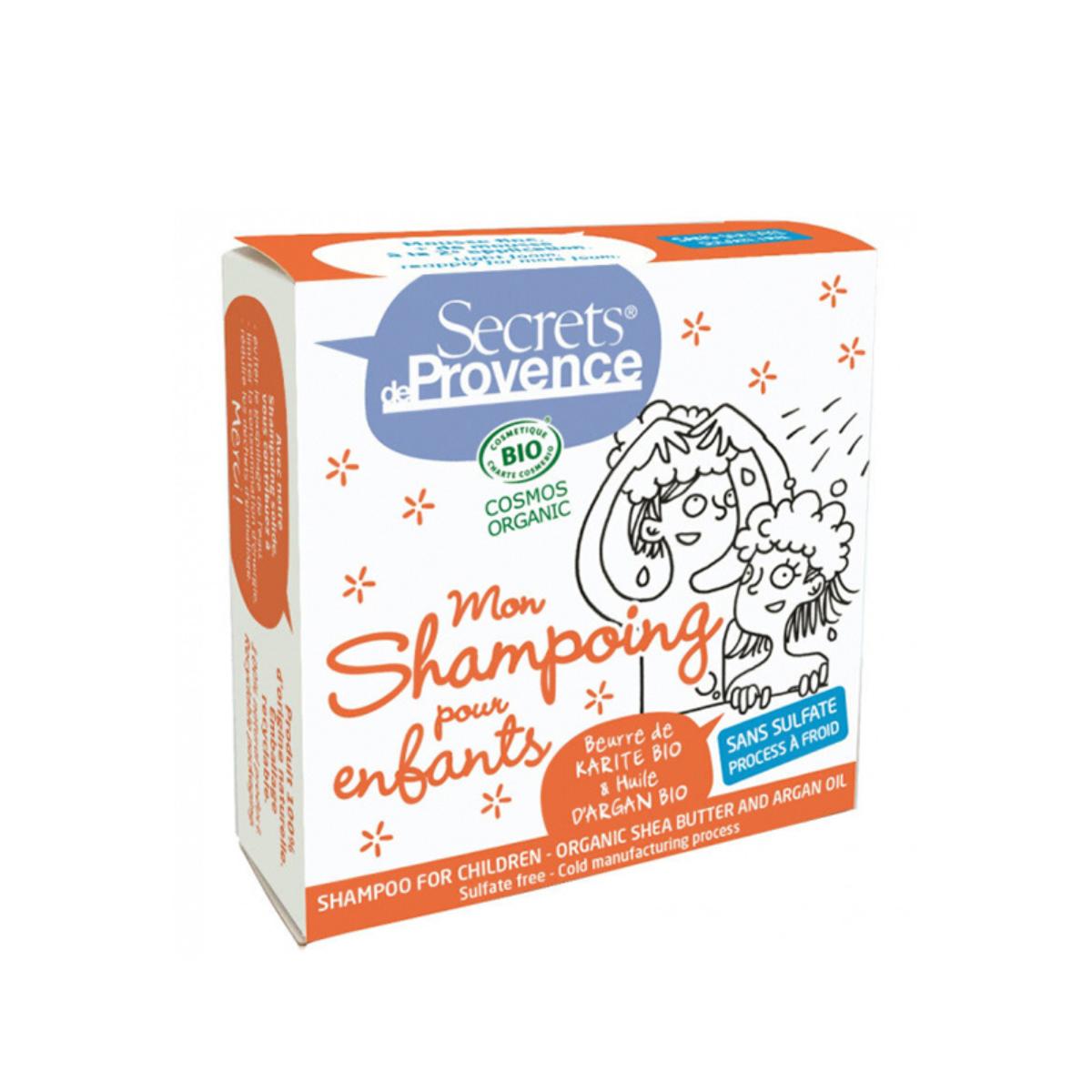 Champú sólido para niños karité y argán Secrets de Provence - 85 g