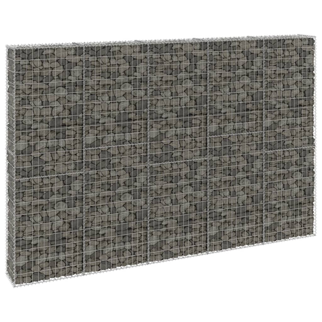 Muro De Gaviones Con Cubiertas Acero Galvanizado 300x30x200 Cm / Vetonek_5