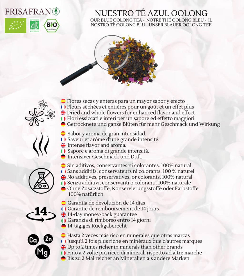Té Oolong Ecológico | Granel | Calidad | Frisafran 200 G_2