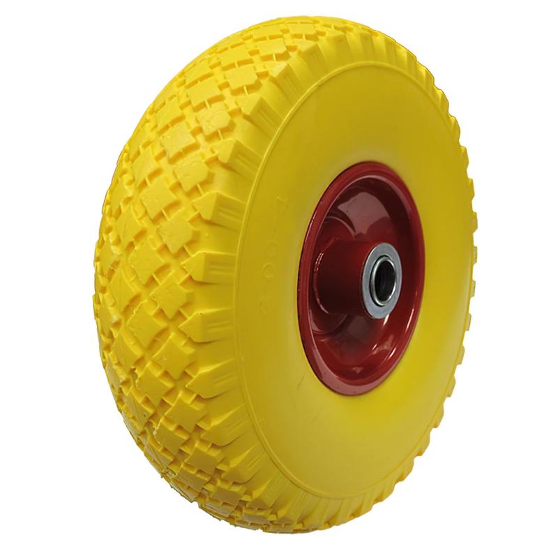 Rueda Carretilla Sacos Maciza Llanta Metálica  20 Mm.