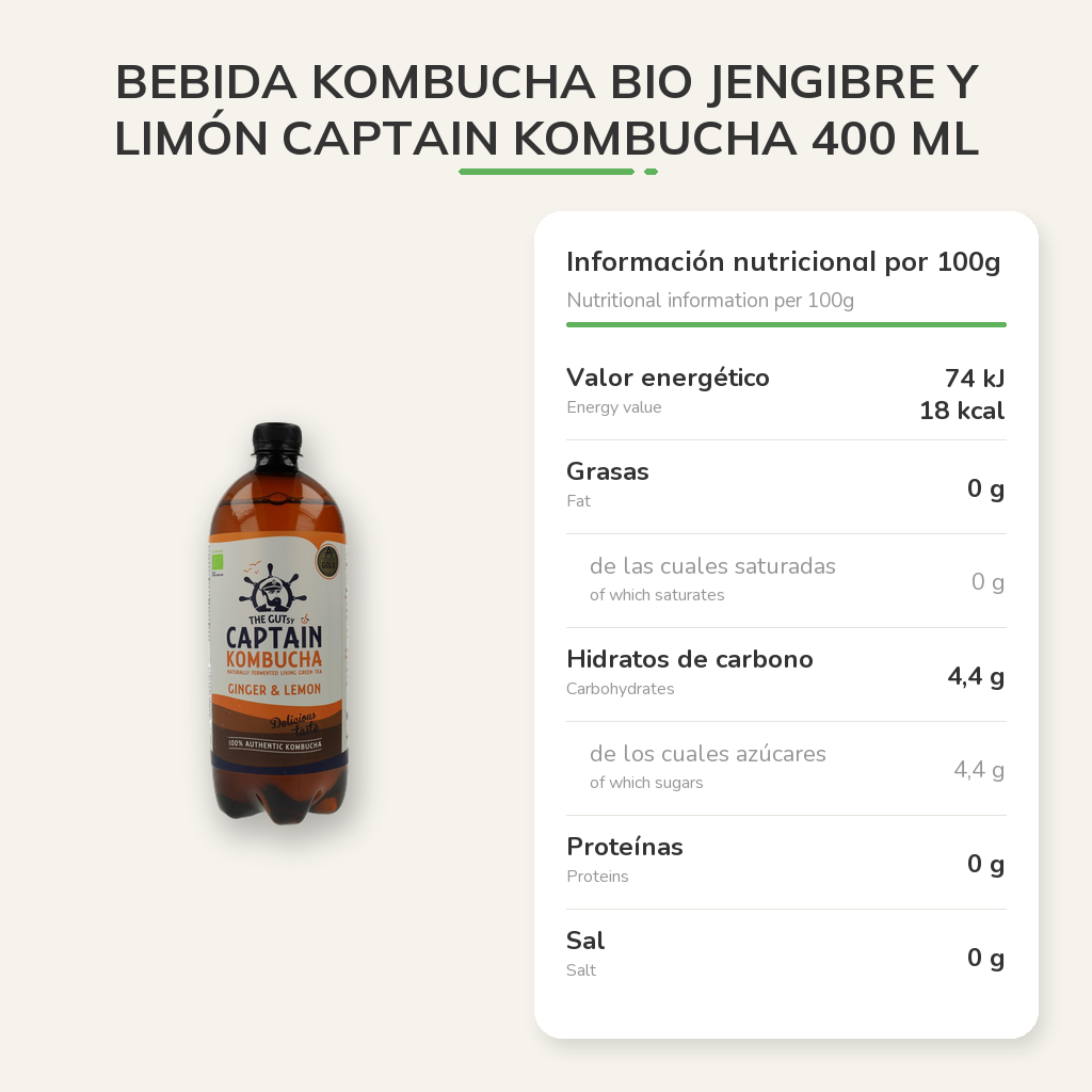 Información nutricional