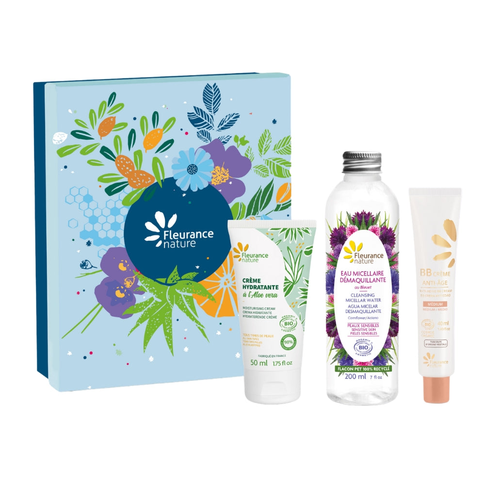 Cofre Ritual De Belleza Facial (bb Crema 40ml - Agua Micelar Aciano 200ml - Crema Hidratante Aloe Vera 50ml)_1
