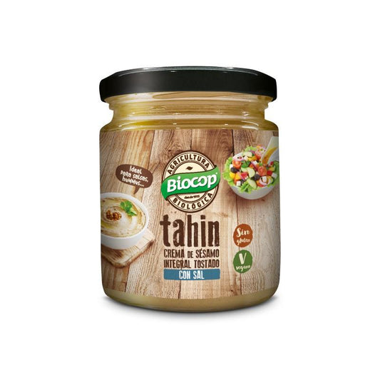 Tahin Integral Tostado con Sal Biocop 500 g