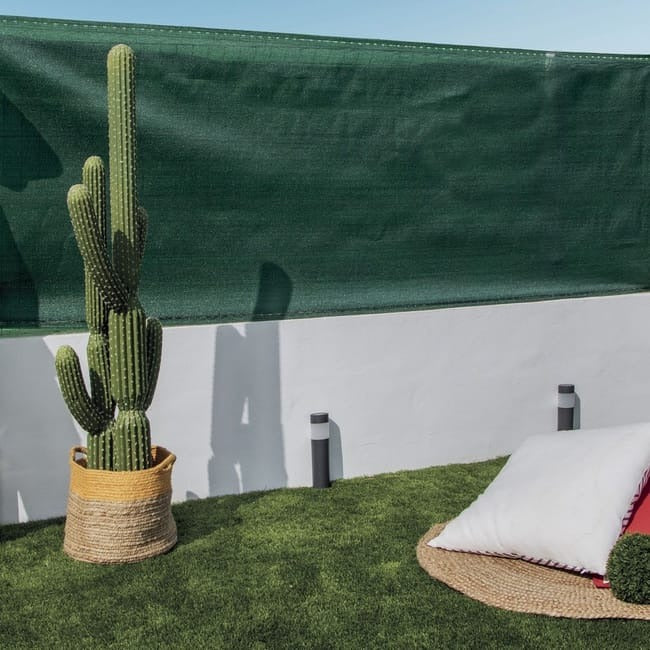 Malla de ocultación y sombreo Recynet Basic verde Nortene 1x10 m