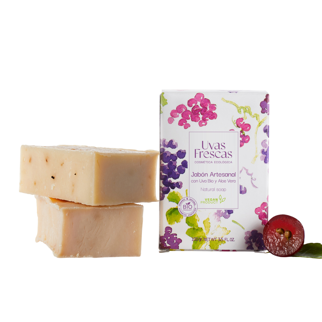 Jabón Artesanal Natural Uvas Frescas 100 gr.