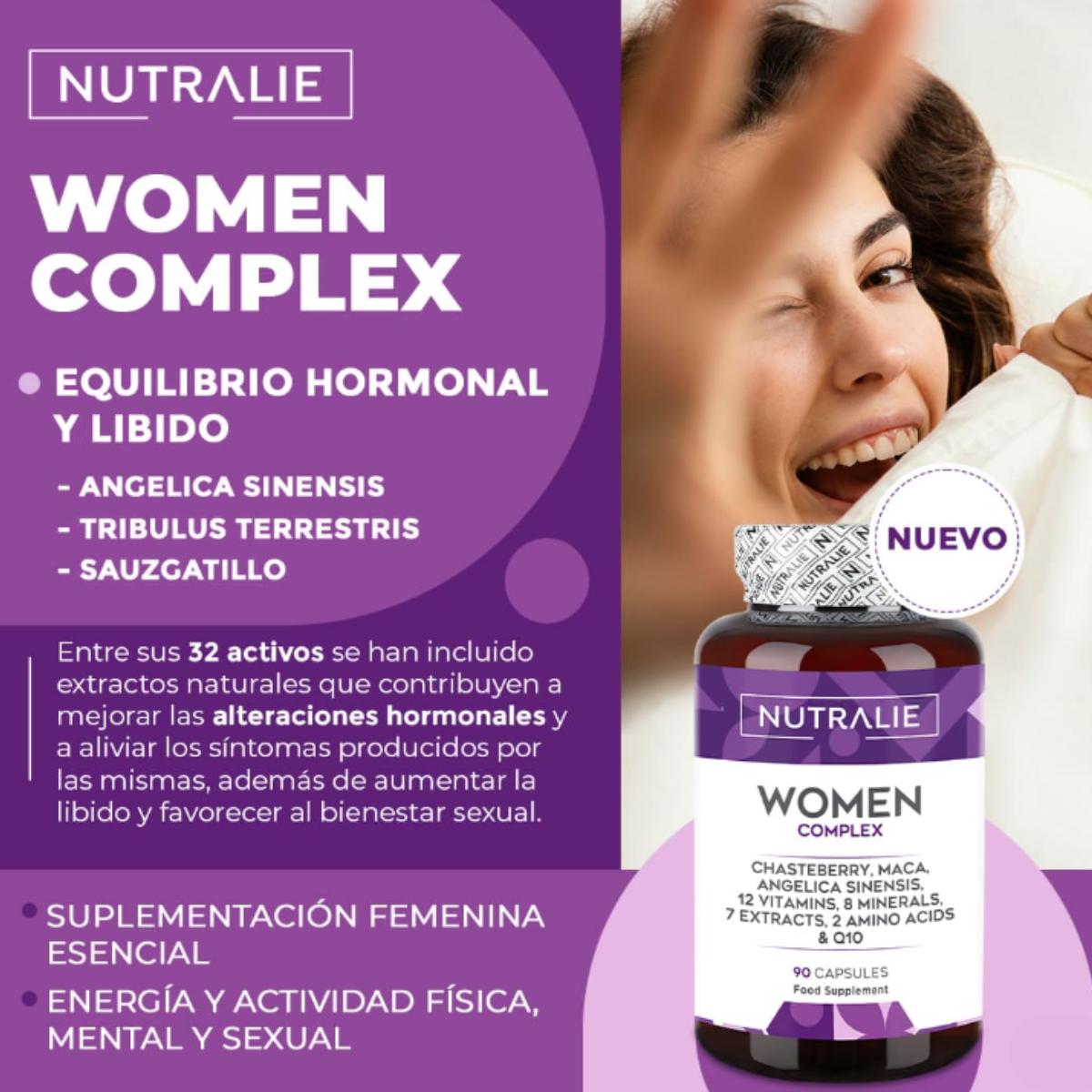 Women Complex + Q10 Actividad Hormonal Nutralie 90 Cápsulaslie 90 Cápsulas