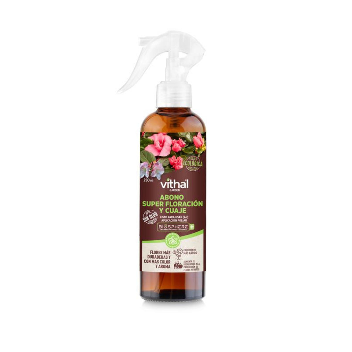 Abono Super Floración y Cuaje Biosphere+ Eco 250 ml Vithal Garden