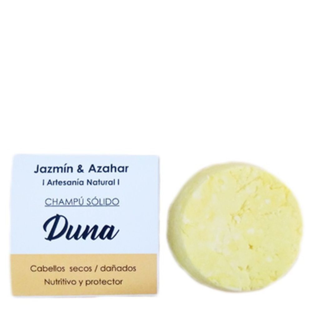 Champú Sólido Duna Para Cabello Seco Y Dañado Jazmín & Azahar 100g_0