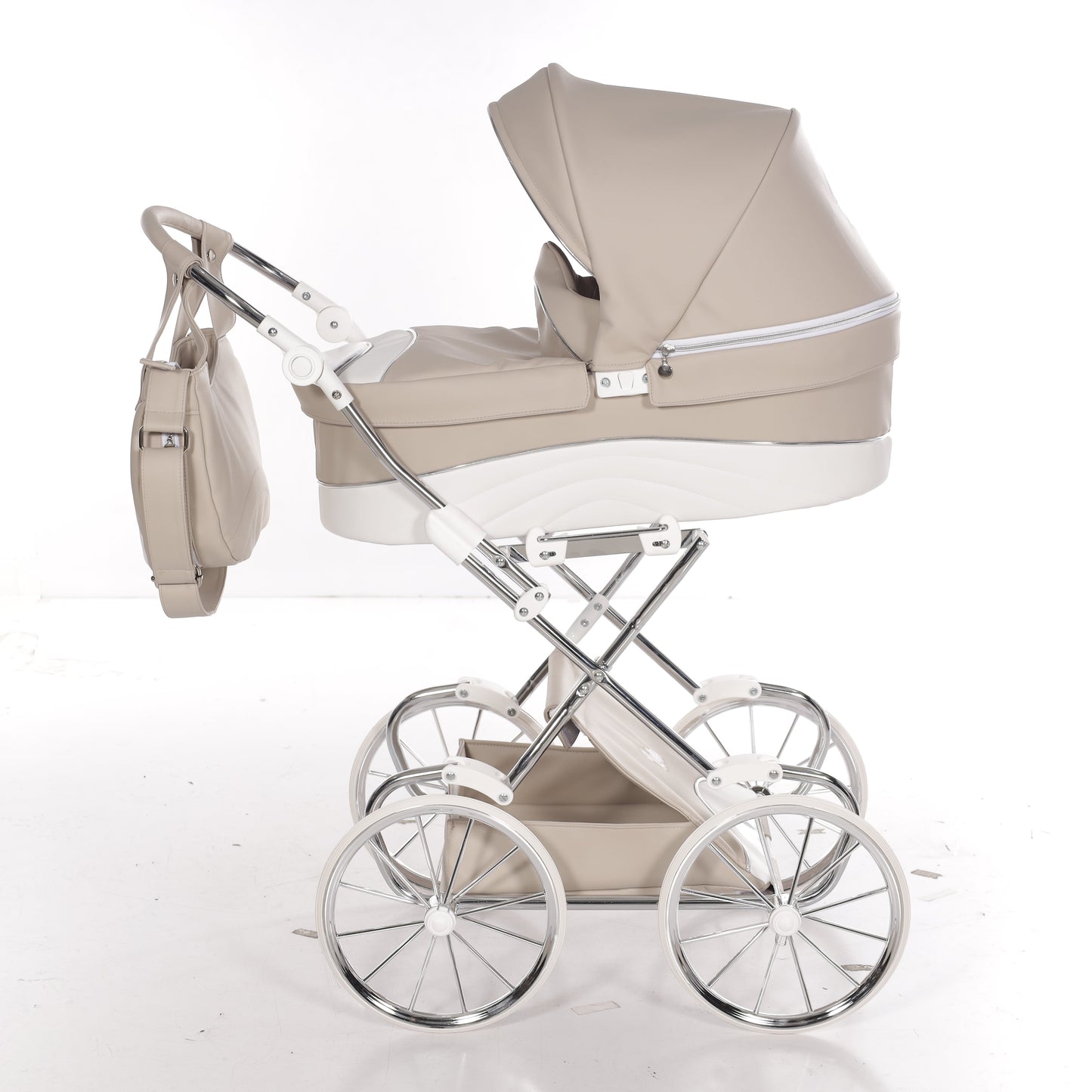 Carro De Muñecas Lulla Maxi Classic Beige