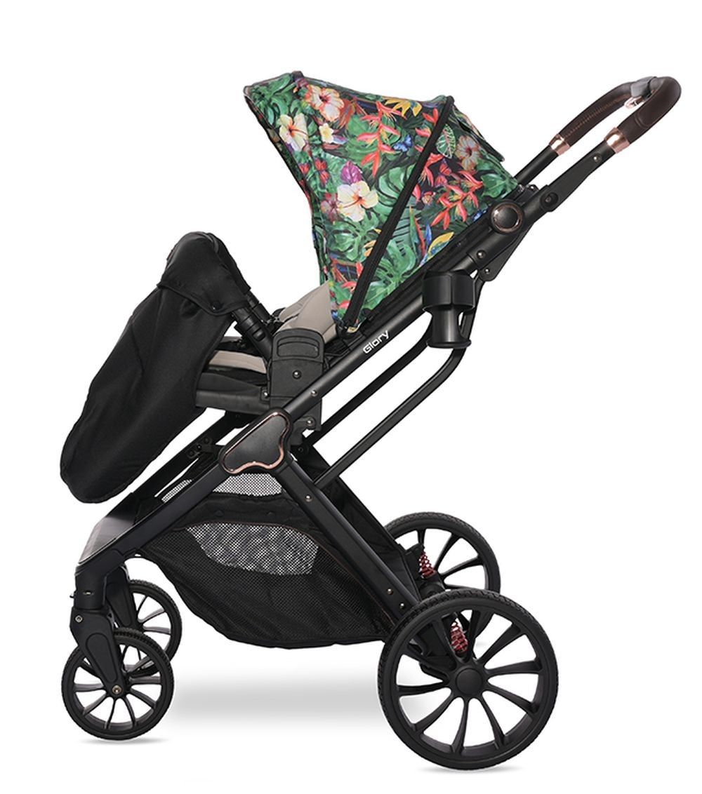 Carrito De Bebé Duo Glory Hasta 22 Kg Tropical Flowers_4