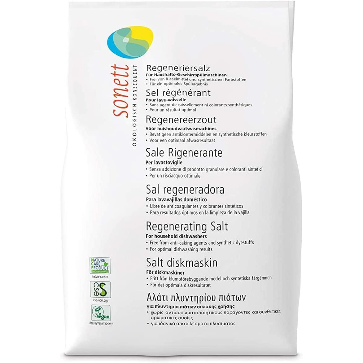 Sal regeneradora lavavajillas Sonett 2 Kg