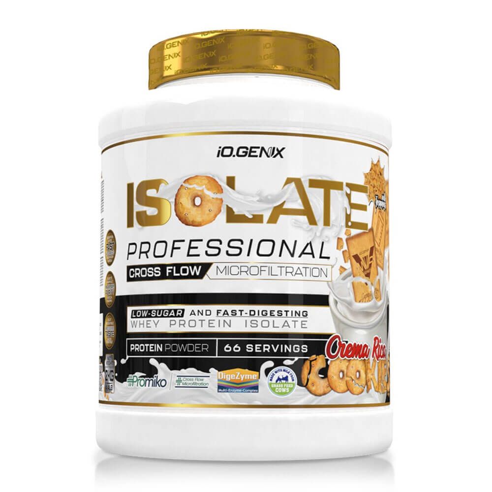 Isolate Profesional - 2kg - Crema Rica Cookies - Proteína De Aislado De Suero Isolate - Io.genix_0