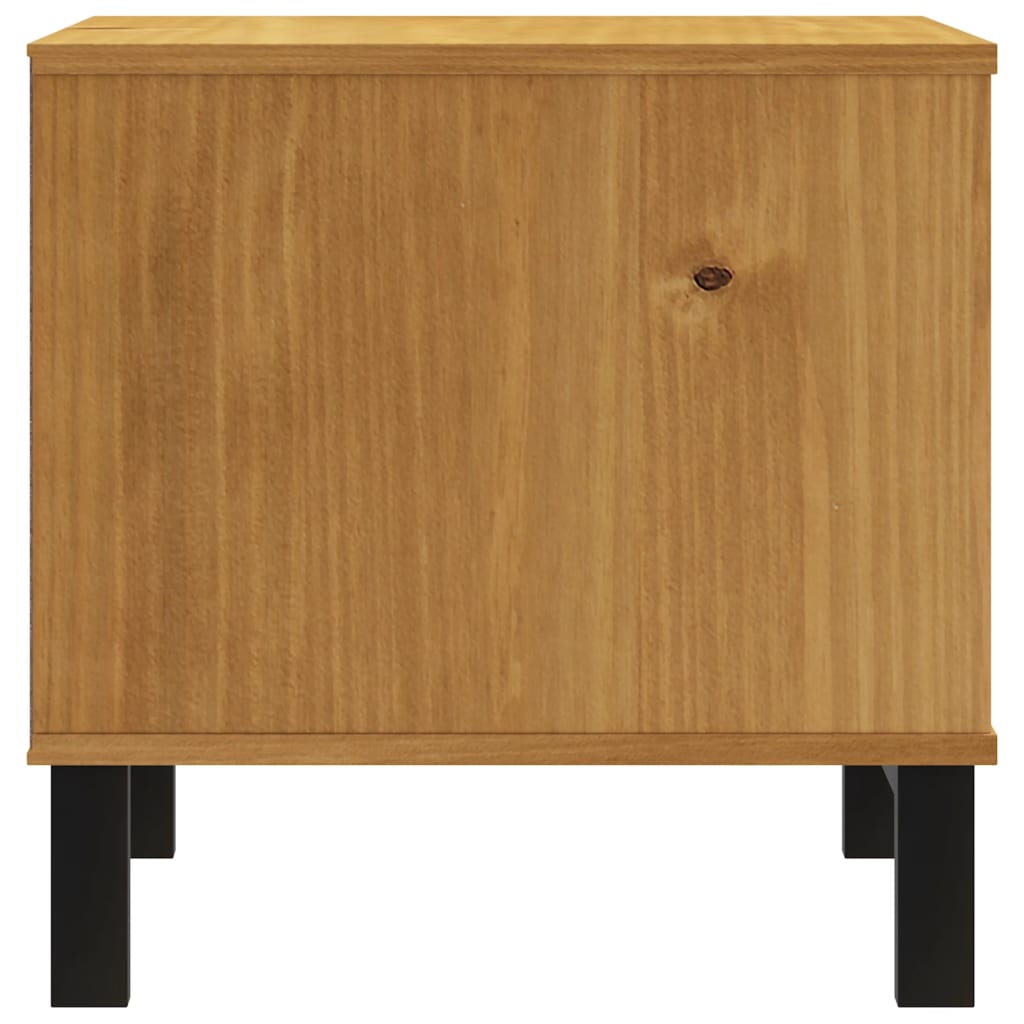 Mesa Auxiliar Flam Madera Maciza De Pino 50x50x50 Cm_4