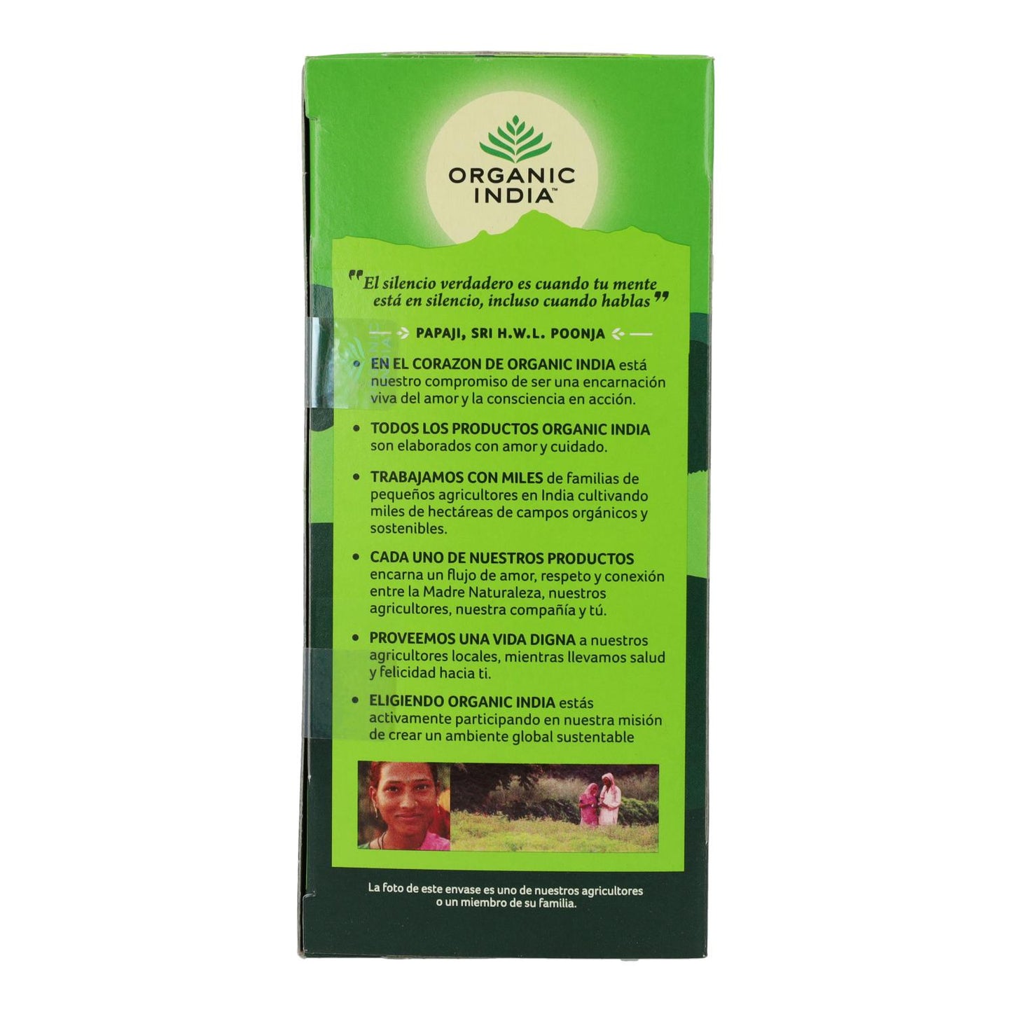 Tulsi Wellness Organic India 25 bolsitas
