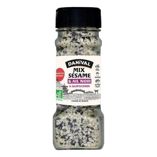 Sazonador Sésamo Y Ajo Negro Bio, Danival 45 g