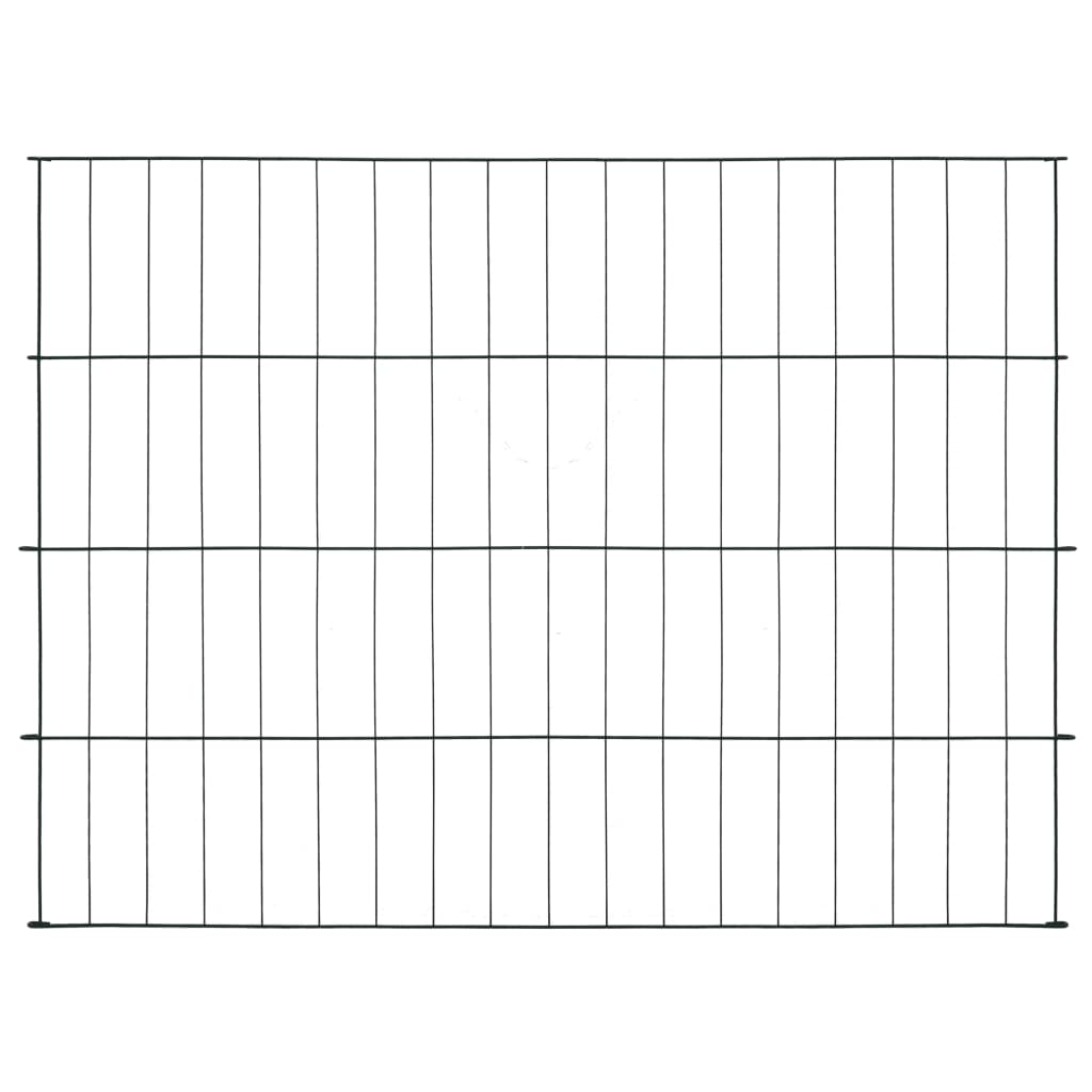 Set De Valla De Jardín Arqueada Verde 115x79 Cm / Vetonek_5