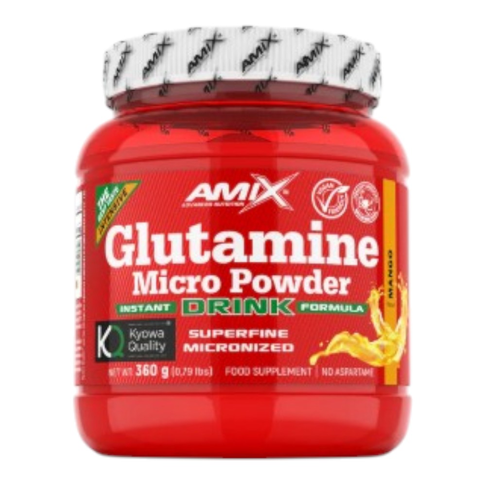 Glutamine Micro Powder Drink 360 Gr Mango_0