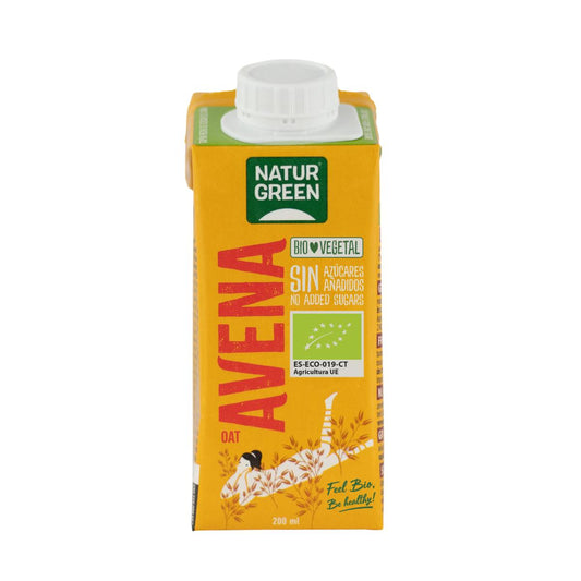 Bebida de Avena sin azúcares añadidos NaturGreen 200 ml