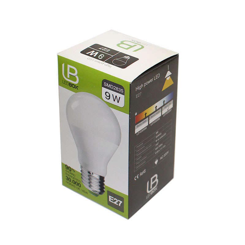 Bombilla Led E27, 240º, 9w, Blanco Neutro_3