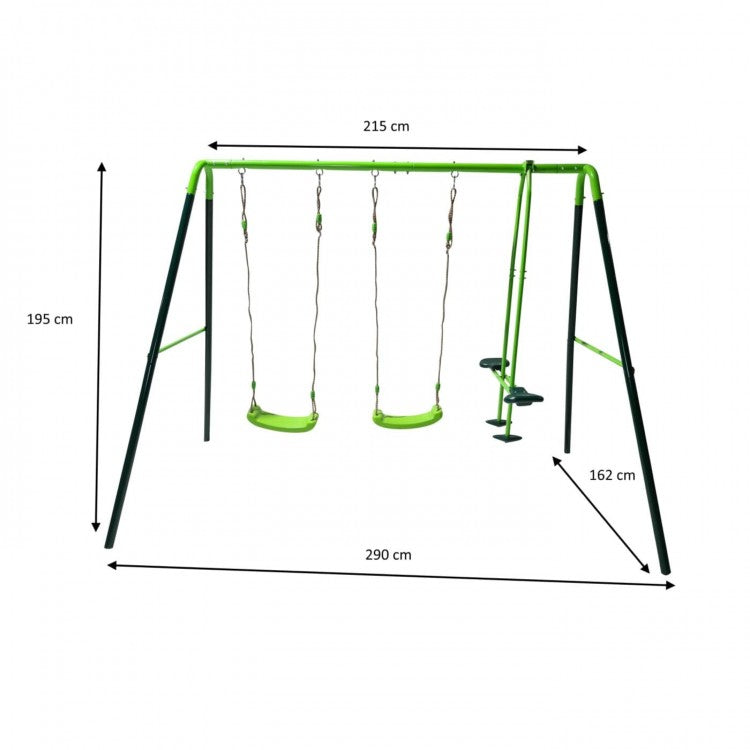 Columpio Triple Metalico Masgames Gingo.