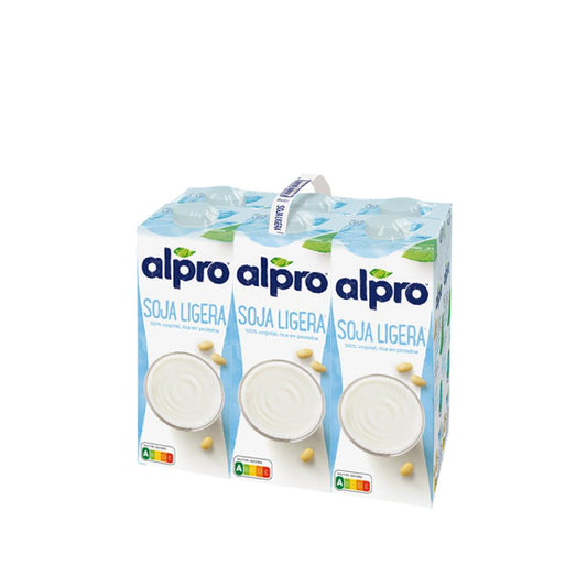 Pack 6 uds Bebida de Soja Ligera Alpro 1 Litro