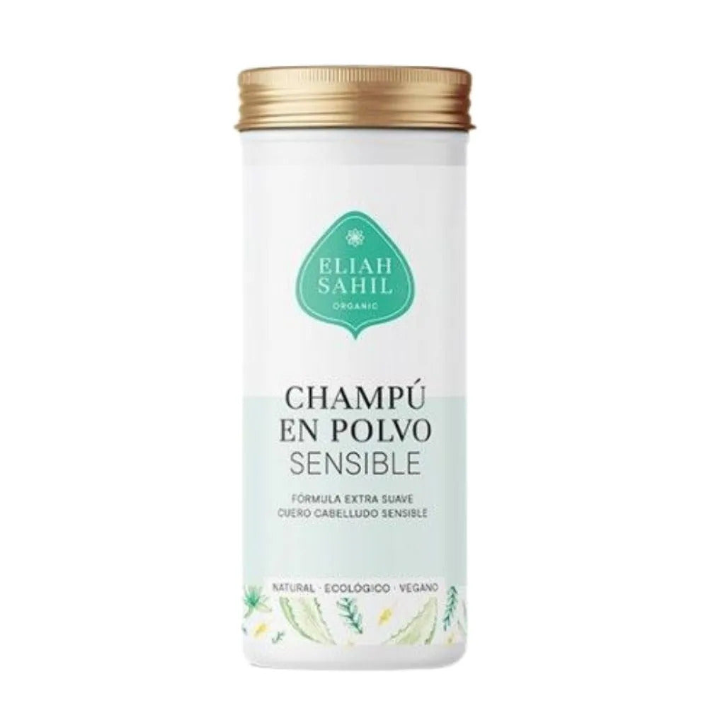 Eliah Sahil Organic Champú Cabello Sensible En Polvo 100g_0